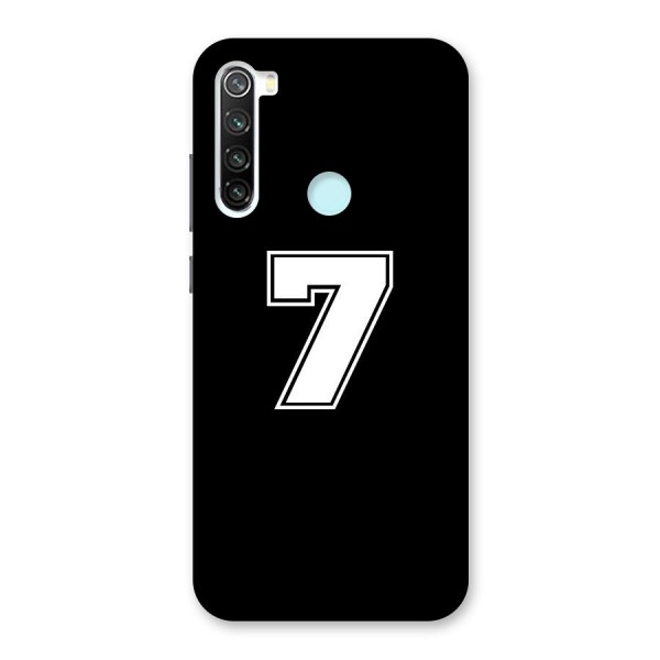 Number 7 Back Case for Redmi Note 8