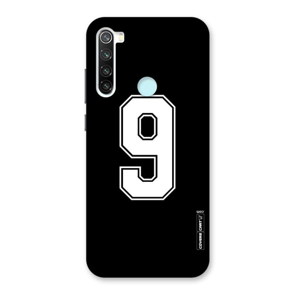 Number 9 Back Case for Redmi Note 8