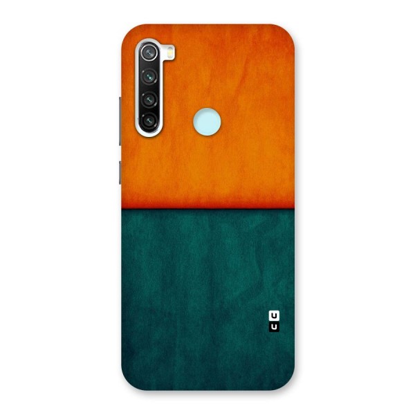 Orange Green Shade Back Case for Redmi Note 8