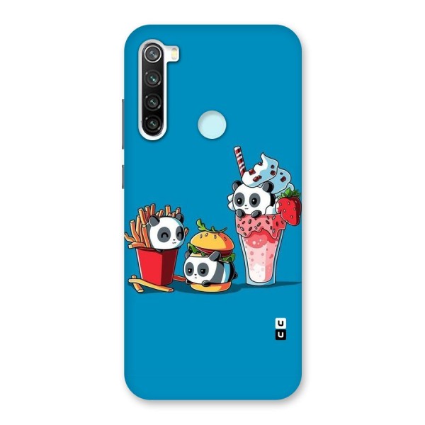 Panda Lazy Back Case for Redmi Note 8