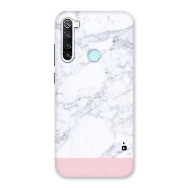Pink White Merge Marble Back Case for Redmi Note 8