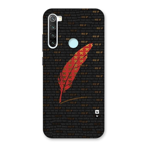 Rise Up Feather Back Case for Redmi Note 8