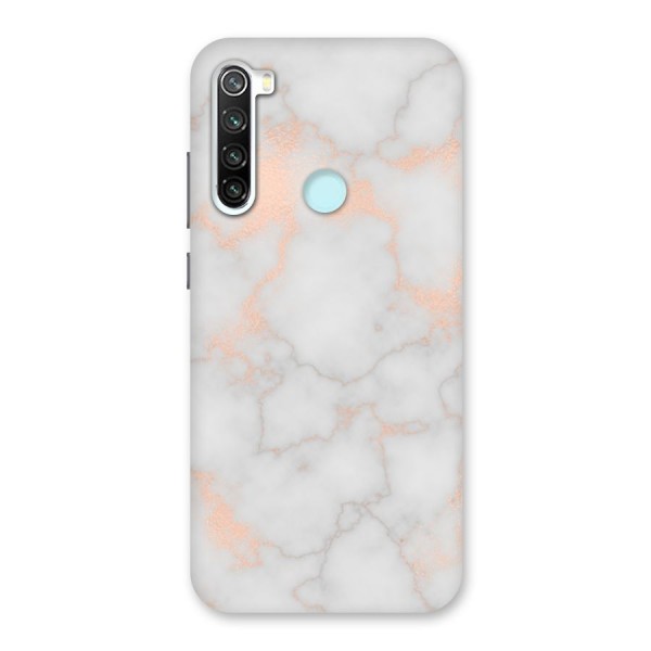 RoseGold Marble Back Case for Redmi Note 8