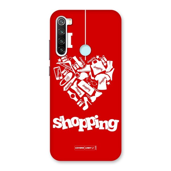 Shopaholic Shopping Love Back Case for Redmi Note 8