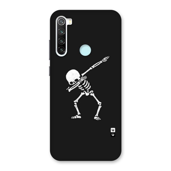 Skeleton Dab White Back Case for Redmi Note 8