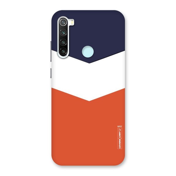 Three Colour Pattern Back Case for Redmi Note 8