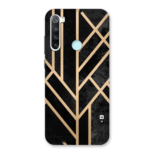 Tri Lines Gold Back Case for Redmi Note 8