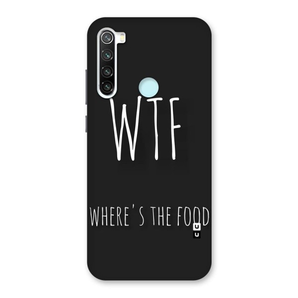 Where The Food Back Case for Redmi Note 8