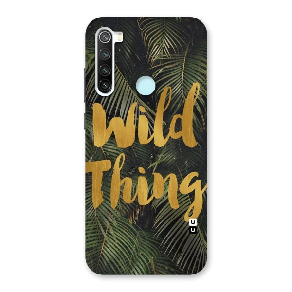 Wild Leaf Thing Back Case for Redmi Note 8