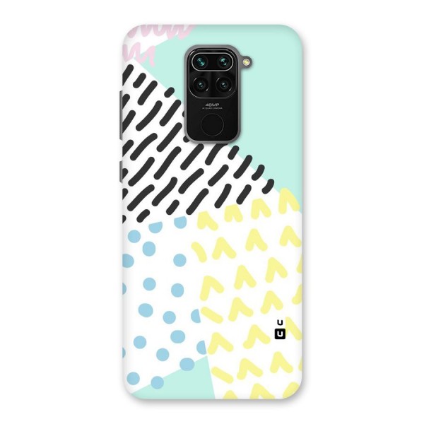 Abstract Pastel Back Case for Redmi Note 9