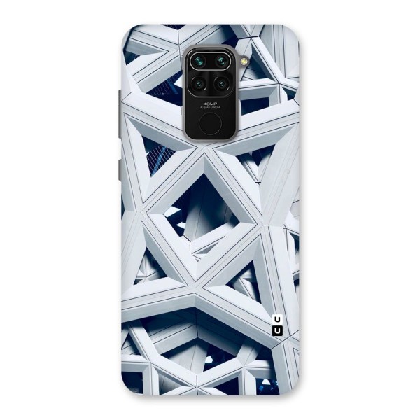 Abstract White Lines Back Case for Redmi Note 9