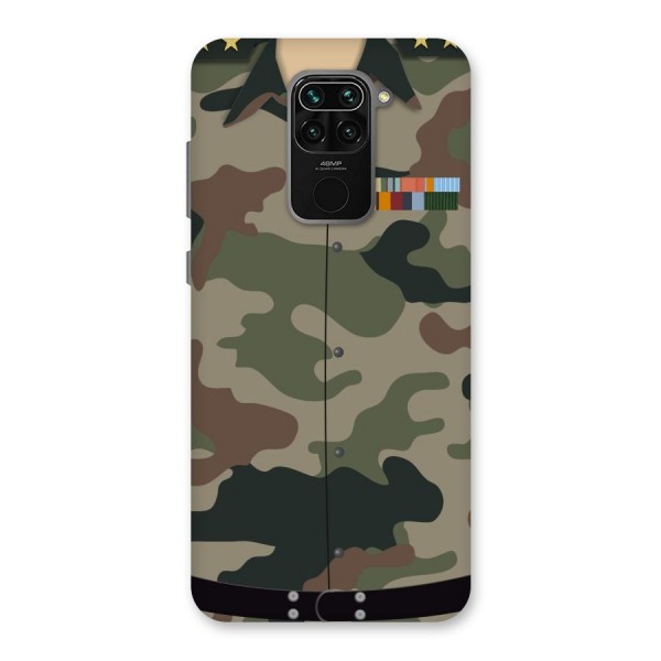 Army Uniform Back Case for Redmi Note 9