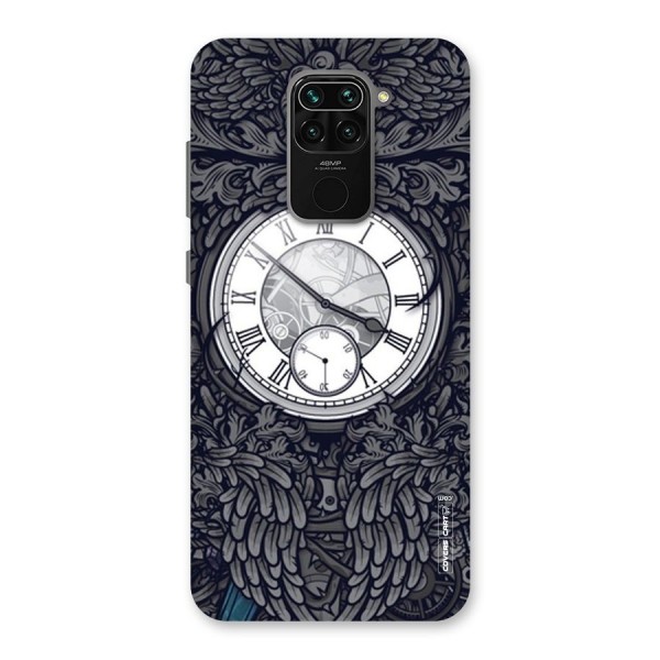 Artsy Wall Clock Back Case for Redmi Note 9