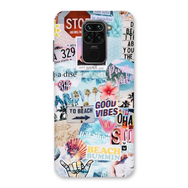 Beaching Life Back Case for Redmi Note 9