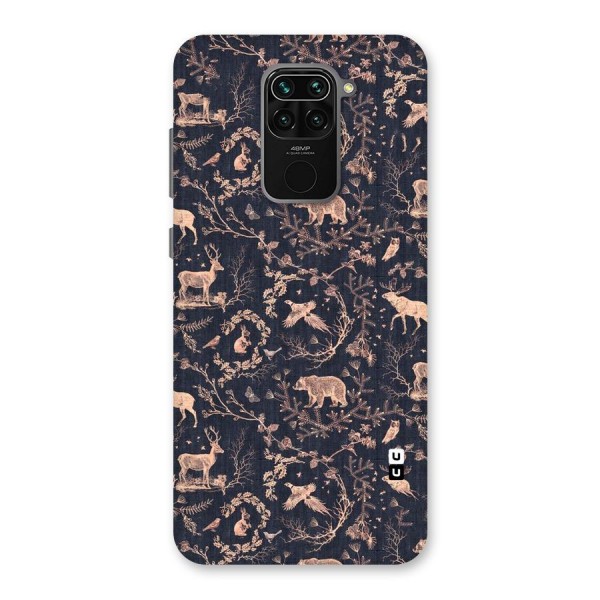 Beautiful Animal Design Back Case for Redmi Note 9