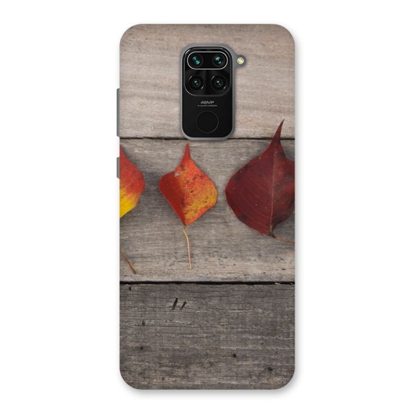 Beautiful Wood Leafs Back Case for Redmi Note 9