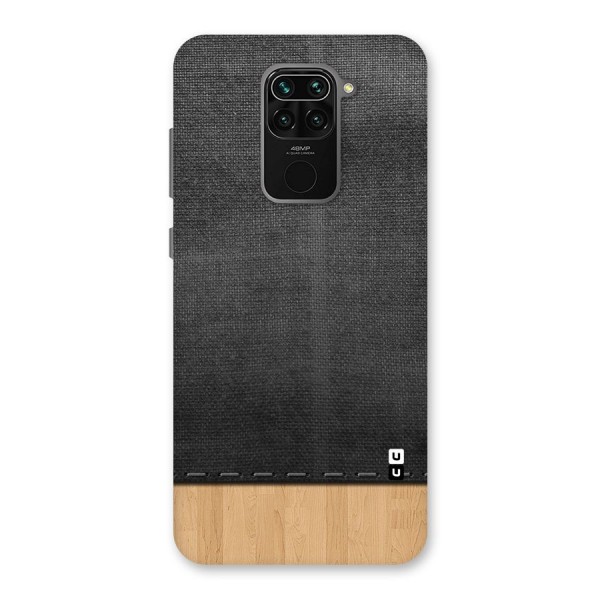 Bicolor Wood Texture Back Case for Redmi Note 9