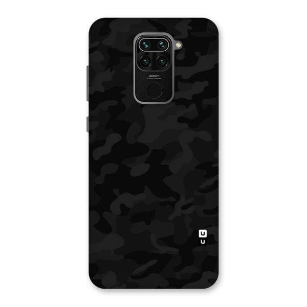 Black Camouflage Back Case for Redmi Note 9