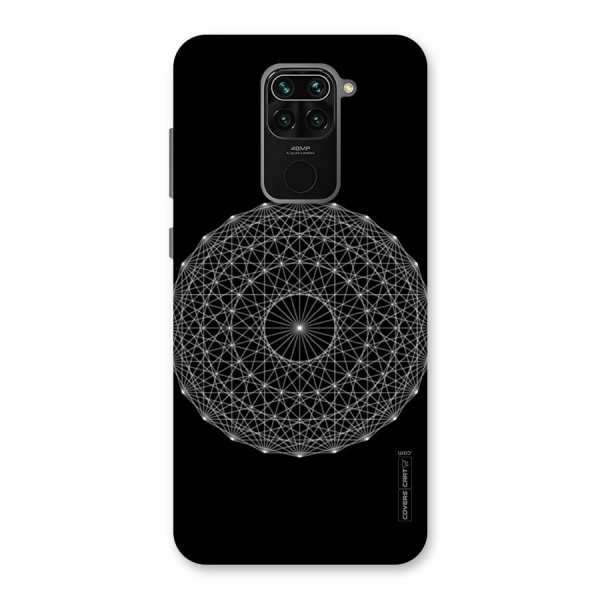 Black Clipart Back Case for Redmi Note 9