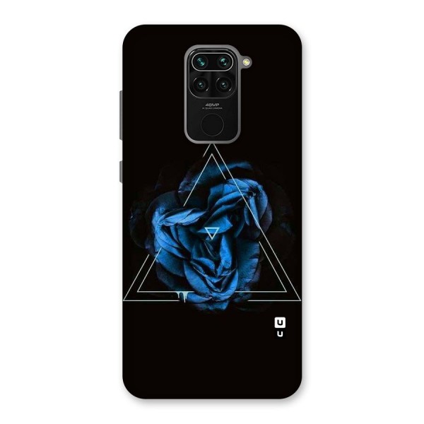 Blue Magic Triangle Back Case for Redmi Note 9