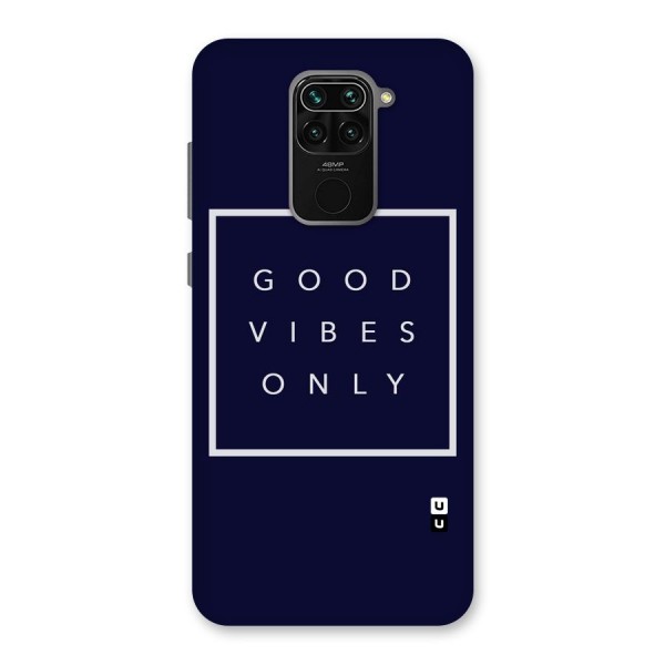 Blue White Vibes Back Case for Redmi Note 9
