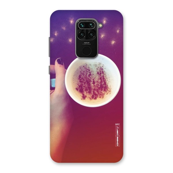 Bokeh Coffee Mug Back Case for Redmi Note 9