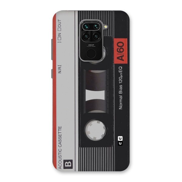 Casette Design Back Case for Redmi Note 9