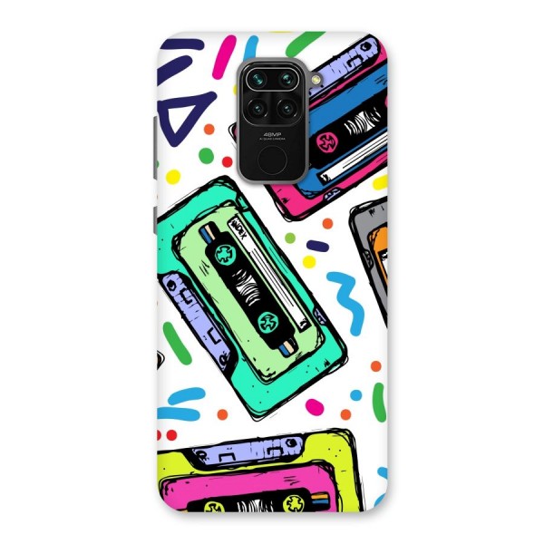 Cassette Pattern Back Case for Redmi Note 9