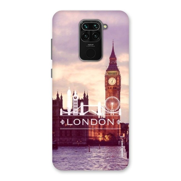 City Tower Back Case for Redmi Note 9