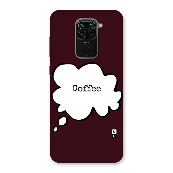 Coffee Bubble Back Case for Redmi Note 9