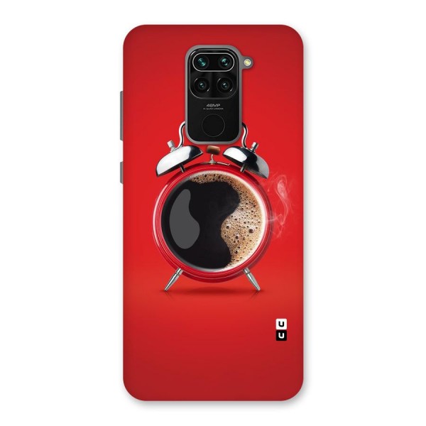 Coffee Clock Back Case for Redmi Note 9