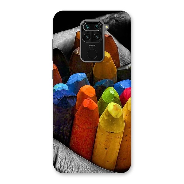Crayons Beautiful Back Case for Redmi Note 9