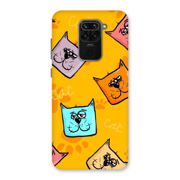 Cute Cat Pattern Back Case for Redmi Note 9