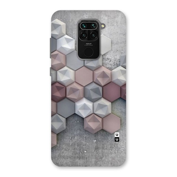 Cute Hexagonal Pattern Back Case for Redmi Note 9