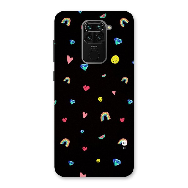 Cute Multicolor Shapes Back Case for Redmi Note 9