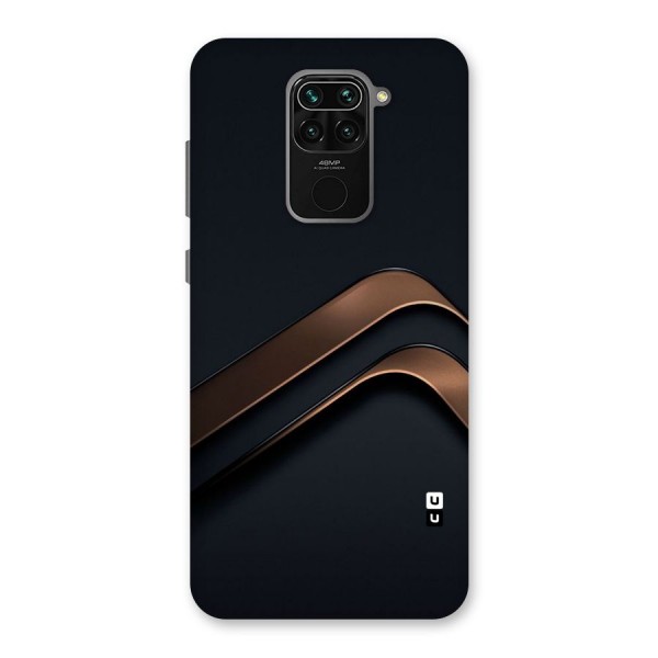 Dark Gold Stripes Back Case for Redmi Note 9