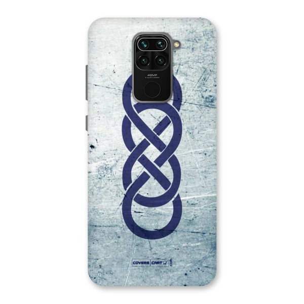 Double Infinity Rough Back Case for Redmi Note 9