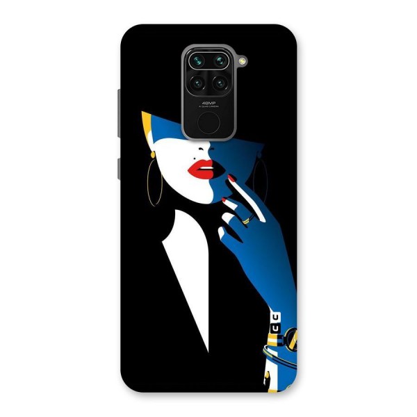Elegant Woman Back Case for Redmi Note 9