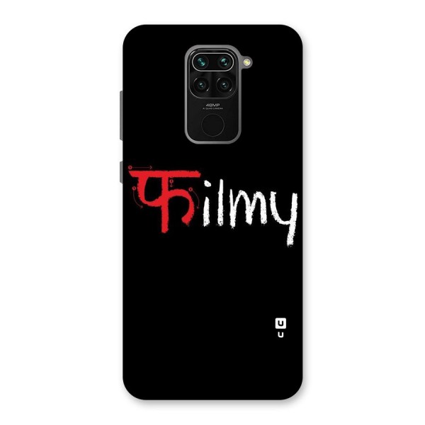 Filmy Back Case for Redmi Note 9