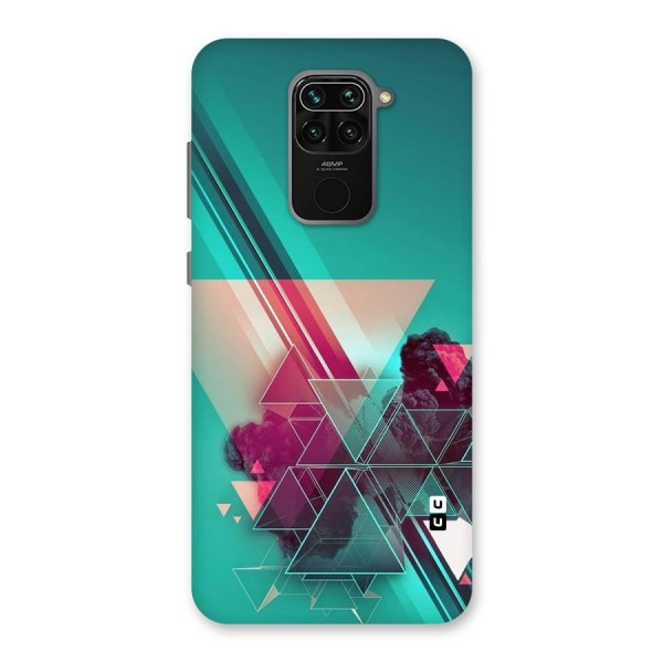 Floroscent Abstract Back Case for Redmi Note 9