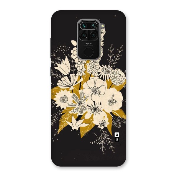 Flower Drawing Back Case for Redmi Note 9