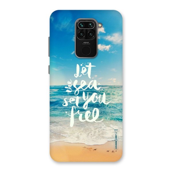Free Sea Back Case for Redmi Note 9