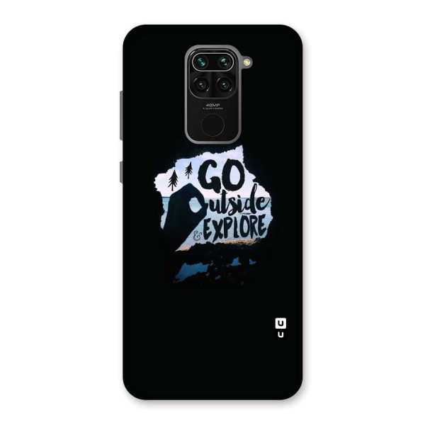 Go Outside Back Case for Redmi Note 9