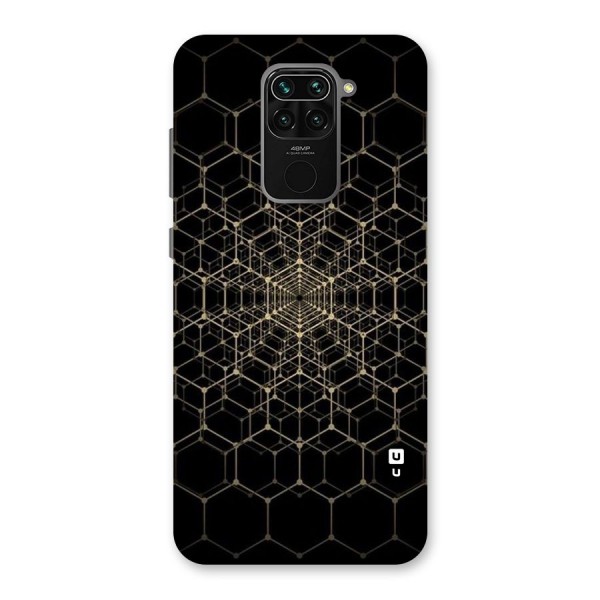Gold Web Back Case for Redmi Note 9