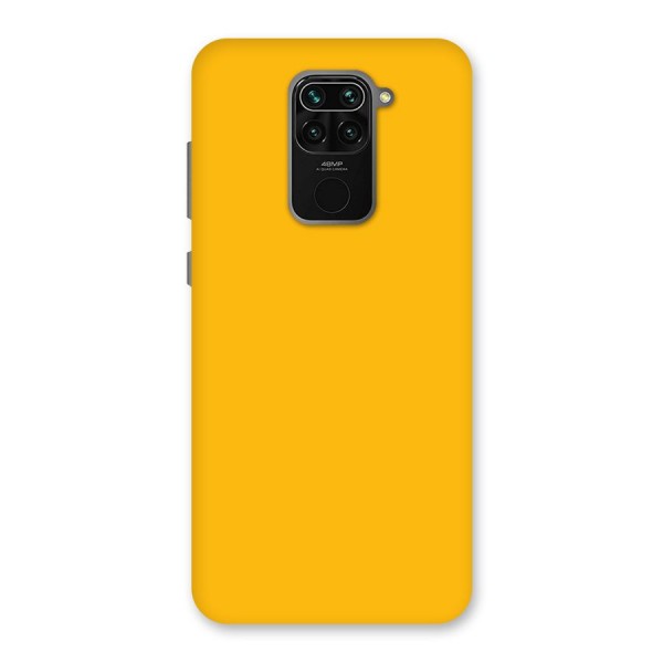 Gold Yellow Back Case for Redmi Note 9