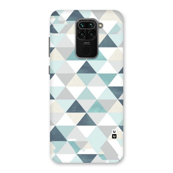 Green And Grey Pattern Back Case for Redmi Note 9