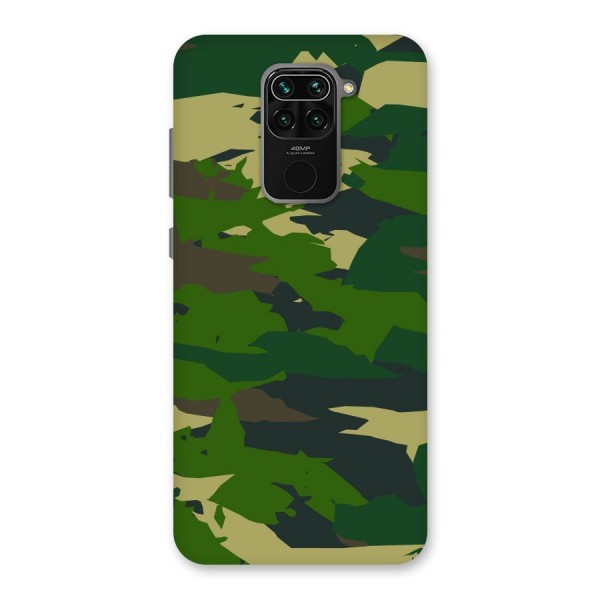Green Camouflage Army Back Case for Redmi Note 9