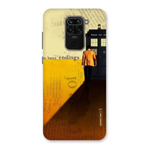 Hates Endings Back Case for Redmi Note 9