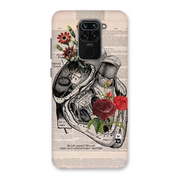 Heart Newspaper Back Case for Redmi Note 9