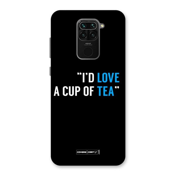 Love Tea Back Case for Redmi Note 9